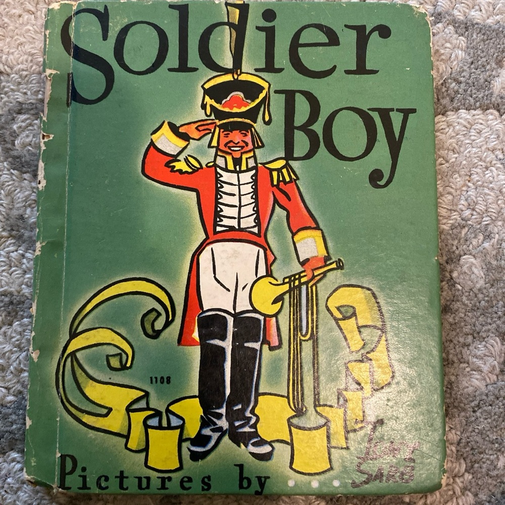 Soldier Boy 1930's-by Felicite LeFeure-Color comic style art by Tony Sarg